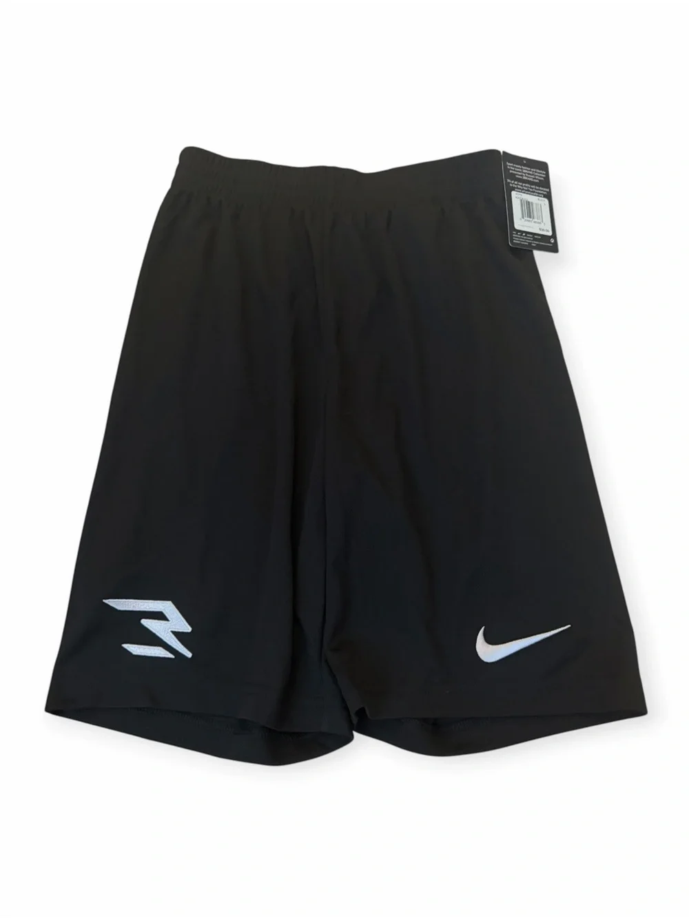 Nike x 3BRAND Russell Wilson Boys Black Dri-FIT Shorts L NWT